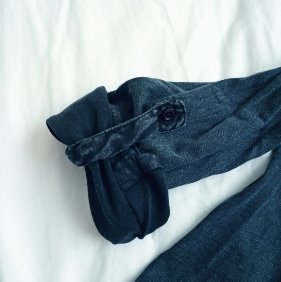 DONATED! Denim Shirt with Peekaboo Back Yoke - Picture 8 of 8